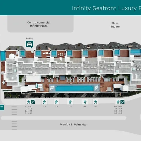 בית נופש Infinity 0-8 Luxe Sea View 2b *